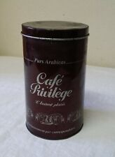 Boite en métal Café Privilège Purs Arabicas " vide "