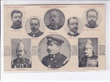 LYON: J. Pellat J. Garde Plewis, Wacher, E. Thiroux, J. Pegout, F. Berad-sival
