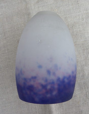 MULLER FRÈRES LUNÉVILLE - TULIPE EN PÂTE DE VERRE - ART DÉCO