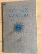 1936 RARE NOTICE TECHNIQUE APPAREILS D'ALLUMAGE VOLTEX pour MOTEURS D'AVIATION