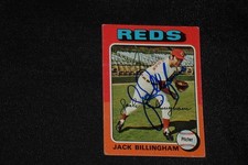 JACK BILLINGHAM 1975 TOPPS