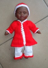 vêtements POUPON COROLLE 30 CM NEUF  père noël lavable résistant