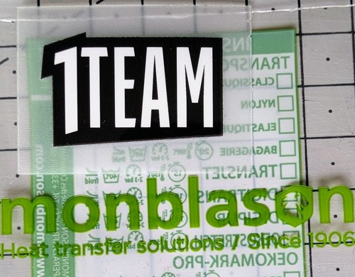 Patch flocage officiel 1team - patch,