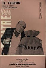 L'avant-scene - theatre n° 524 - le faiseur, honore de balzac,...