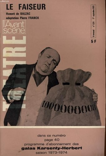 Avant scene theatre n - l'avant-scene,