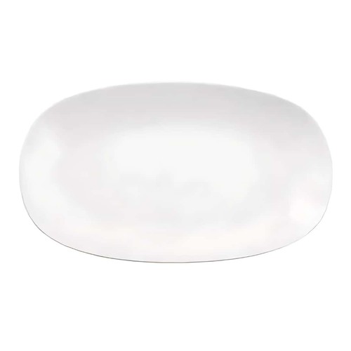 Plateau ovale blanc - eo,