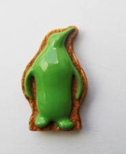 cyb - Fève mate et brillante Pingouin Protégeons la planète -