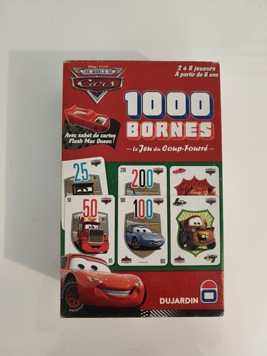 Jeu 1000 bornes cars - cars, dujardin