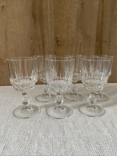 Verres eau en - 6, cristal