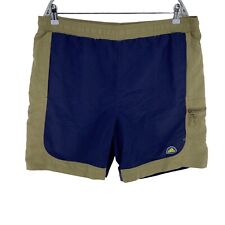 Adidas Marron Bleu Marine Maillot de Bain Natation Short Caleçon Taille L