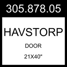 IKEA HAVSTORP Door Light Gray