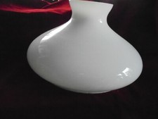 ANTIQUE HEAVY WHITE GLASS