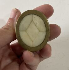 Boite Pilulier laiton Et Nacre