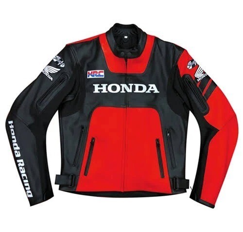 Veste course cuir - en,