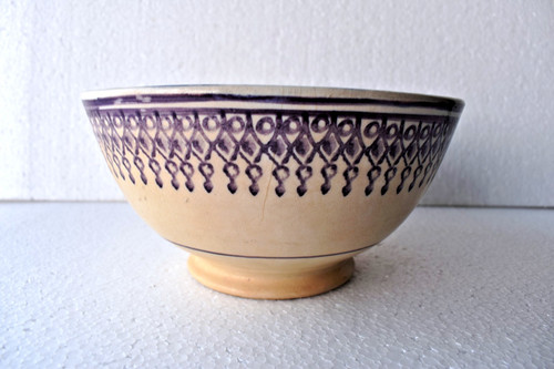 Antique anglais poterie bol - antique,