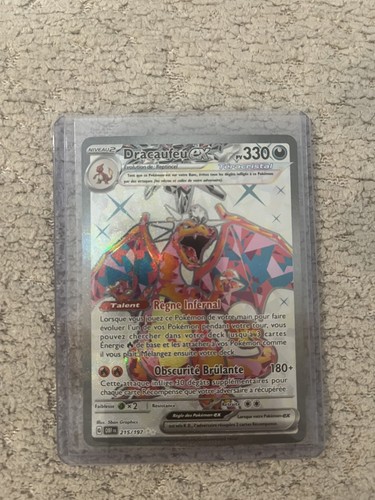 Carte pokémon dracaufeu - carte, ex