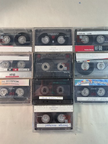 Lot cassettes sony 60min - lot,