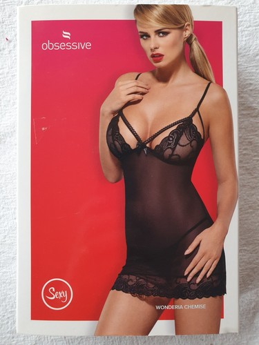Nuisette noire avec - , string
