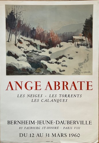 Ange abrate affiche - ange, 1960
