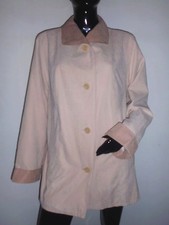 VESTE FEMME BOUTONNE MODE PRINTEMPS BEIGE ASPET DAIM AU TOUCHER T:42