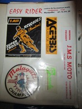 6 AUTOCOLLANTS MOTO