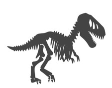 Autocollant dinosaure