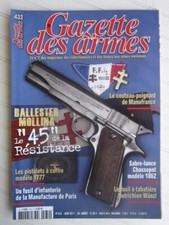GAZETTE des ARMES N° 432 / le 45 Ballester Molina  /Pistolet à coffre 1777
