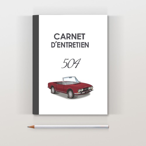 Carnet entretien peugeot 504 - carnet,