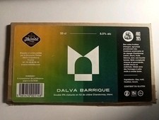 Etiqu. Bière : DALVA BARRIQUE - Brasserie THIRIEZ / Esquelbecq 59 France