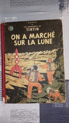 Tintin a marché sur - tintin,