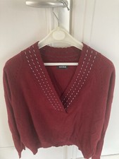 Pull Kookaï maille bordeaux Taille 3
