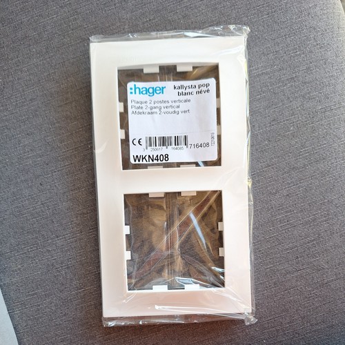 Hager kallysta wkn408 plaque - hager,