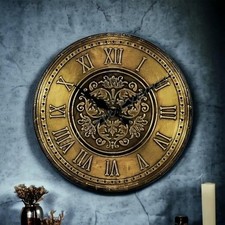 Horloge murale en bois fait