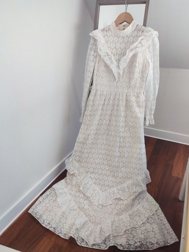 Robe mariée vintage - robe,