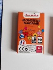 paquet de cartes monsieur madame jeu de familles