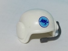 PLAYMOBIL ANCIEN CASQUE BLANC