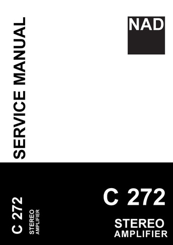 Service manual for nad - for, c