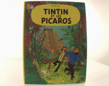 BD Tintin Tintin et les Picaros Hergé édition EO C1 de 1976 dos carré
