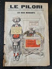 Journal Le Pilori n°189 du 01 décembre 1889 revue satirique caricature Blass