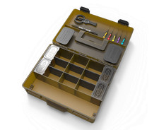 Korum Mega Blox Entièrement Chargé / Gros Pêche Matériel Boite