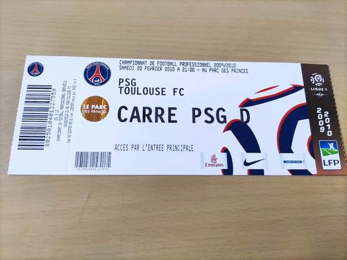 Ticket match psg toulouse - ticket,