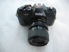 Vivitar V 2000 + zoom 35-70 mm. Très bon état, bon fonctionnement. Baîo. Pentax 
