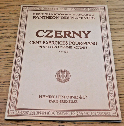 Partition ancienne czerny cent - partition,