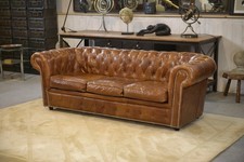Canapé chesterfield cuir - chesterfield,
