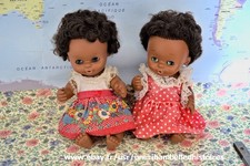 Lot de deux poupées FAMOSA