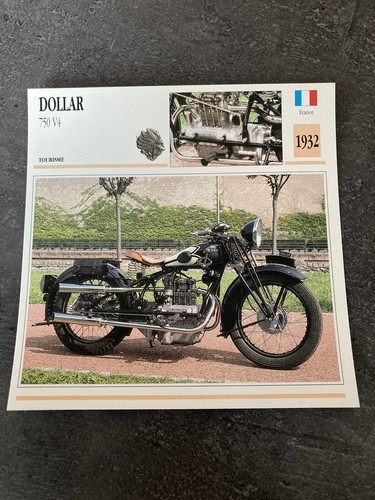 Carte fiche moto collection - carte,