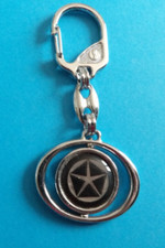 Porte clé automobile CHRYSLER noir court