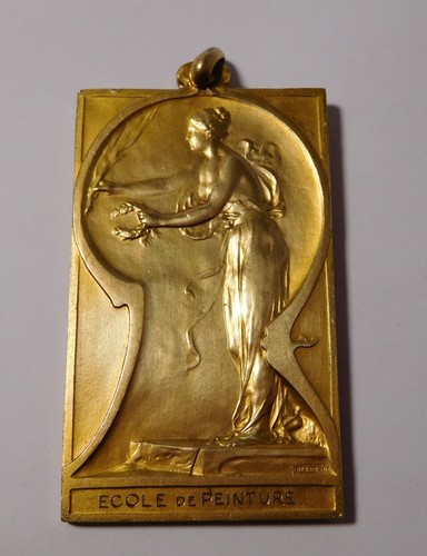 Rare plaque médaille art - rare,