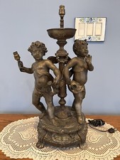 Antique Spelter Bataille de