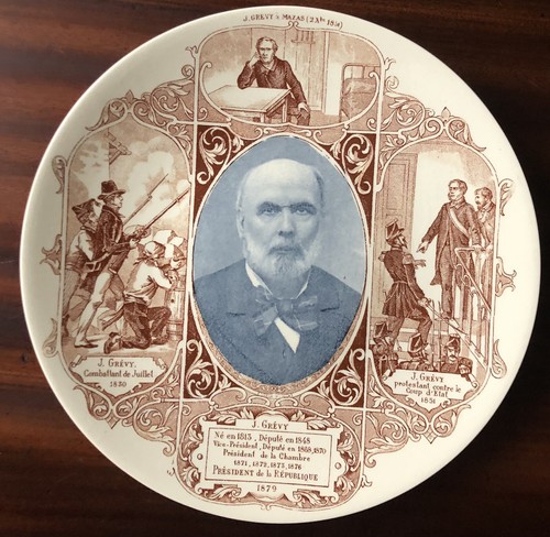 Jules grévy assiette - -,